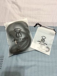 ［二手］AND THEN 黑色8mm 手機掛繩 附墊片