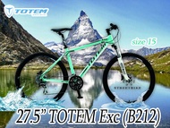 ส่งฟรี!!!จักรยานเสือภูเขา 27.5" TOTEM Exc (B212) 24sp size 15"