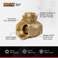 HOSHI CHECK VALVE 1/2" INCH FUEL BRASS HOSHI TABOK (LARGE BODY)