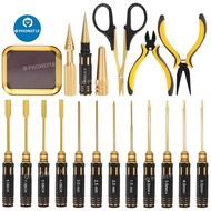 19 in1 RC Tool Kit Flat /Phillips/Hex Screwdriver /Nut Socket Spanner/Hole Puncher Reamer for RC Car