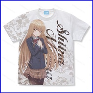 YB3 The Angel Next Door Spoils Me Rotten Anime Tshirt Short Sleeve Top Cosplay Tee Mahiru Shiina Fas