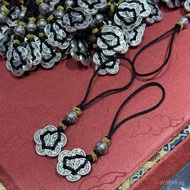 Pendant3D Coin Hard Treasure Keychain Silver Hanging Copper Coin Keychain Accessories Five Emperors 