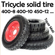 300-8 350-8 400-8 350-10 400-10 400-12 450-12 280x75 solid tire Tractor Tyre Tayar Mati Kereta wheel