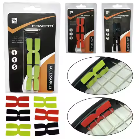 6PCS/SET Tennis racket weight balance belt badminton racket H type 3g sports silicone counterweight