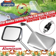 Motorcycle Handlebar Rear View Side Mirror Rearview Mirrors for Honda CB400 VTEC 1 2 3 4 CB-1 VTR250 CB VTR 400 CB750