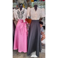MC BLOUSE Pilipiñiana ladies Barong set with skirt