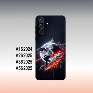 Samsung A16 Softcase A26/ A36/ A56/ A76/ - Flexible Black Silicone Phone Cover Casing