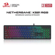 Redragon K521 RGB LED Wired Gaming Keyboard 104 Keys Membrane RGB Keyboard
