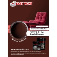 EASY PAINT (COLOUR: SCARLET BROWN, CODE: GG24 1124) 1L & 5L