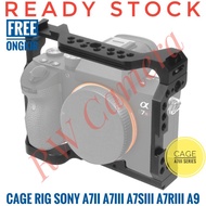 Cage Rig sony A7II A7iii A7RIII A9 A73 Hand Grip Bracket Video Vlog Videographer A7 A7R A7S Mark ii 