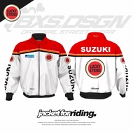 SUZUKI JACKET VINTAGE LUCKY STRIKE JACKET RIDING SUNMORI WATERPROOFTouring riding jacket motorcycle