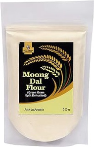 Jioo Organics Moong Dal Flour or Moong Dal Ka Atta | Pack of 250 Grams