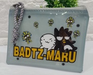 กระเป๋าใส่เหรียญ กระเป๋าสตางค์ กระเป๋าลายbad badtz-maru สวย น่ารัก  ขนาด 12x9 cm  สินค้าพร้อมส่ง