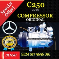 MERCEDES-BENZ C250 2014 YEAR 6SAS14C 6PK ORIGINAL DENSO ND COMPRESSOR/ KOMPRESOR (CAR AIRCOND SYSTEM