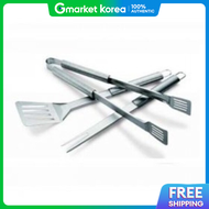 Weber | 3-Piece Stainless Steel Cooking Utensil Set for Weber Bbq Grill Tongs Spatula Fork / Weber T