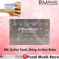RM Guitar Tools Acoustic Electric Bass Guitar String Action Ruler Tali Gitar Akustik Kapok Elektrik Bass Gitar Acc