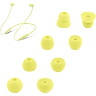 Pengganti Eartips yang Serasi dengan Beats Flex, 4 Pasang Eartips Silikon Pengganti untuk Earbuds Ta