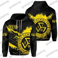 Fashion Triskelion Anniversary Trileg Hoodie Full Sublimation Multicolor A31 Unisex, Adult and Child