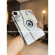 Cute Embossed 360-Degree Rotating Bracket Suitable for Apple iPad11 Generation 2025 Protective Case 