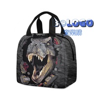 Dinosaur Children's Lunch Bag Kids Thermal Lunch Bag Waterproof Cute Insulated Lunch Tote Bag School Thermal Bag Lunch Box