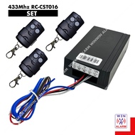 RC-CST016 AUTOGATE REMOTE CONTROL 2CH 433MHz ( RECEIVER / REMOTE CONTROL/ SET  ) BLACK