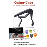 Akustic Gitar Capo - Free 3 Gitar Picks + Free Gift