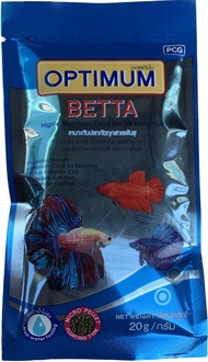 อาหารปลากัดซากุระ SAKURA Betta Sakura gold Optimum betta อาหารปลา อาหารปลากัด ขนาด 20 กรัม