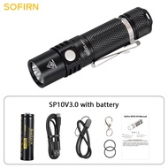 [TFKRS] Sofirn SP10 V3.0 Mini LED Flashlight 14500 AA Pocket Light Torch LH351D 90 High CRI 5000K 10