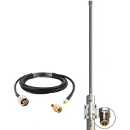 Helium Lora Antenna 915mhz 923mhz Outdoor Aerials for Helium Bobcat HNT Hotspot LoT Bobcat Miner LoRaWAN Blockchain 43inchs with 10ft RG58 50OHM SMA/RP-SMA