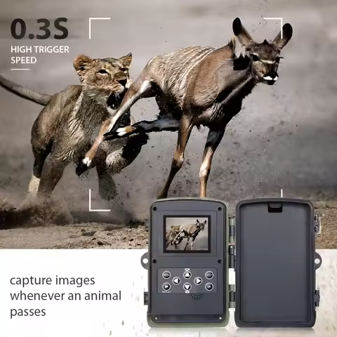 HC802A Wildlife Trail Camera 24MP 2.7K Video Photo Trap Outdoor Infrared Hunting Night View Motion D