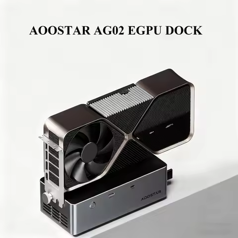 AOOSTAR AG02 EGPU Dock with OCulink USB4 Port External GPU Enclosure for RTX 4090/4080 Compatible wi