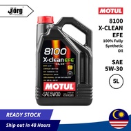 MOTUL 8100 X-CLEAN EFE SAE 5W-30 5L | Fully Synthetic Engine Oil API SP ACEA C2/C3 BMW MB VW Ford