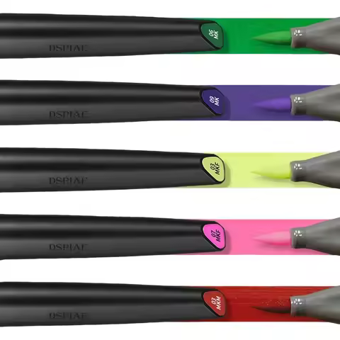 DSPIAE Environment-Friendly Water-Based Soft Head Marker Up To Base Color Metal Color Mecha Military