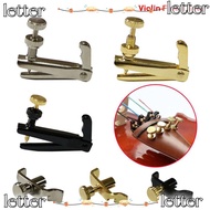 LETTER 4PCS/Set Violin Fine Tuner, Stringed Instrument Accessories Metal Fiddle String Adjuster, Vio