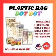 PP Plastic Bag / Door Gift Plastic Bag / Cookies Bag / PP Transparent Plastic Bag / Food Plastic Bag