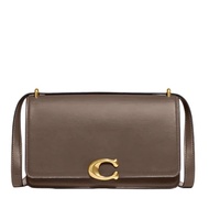 全新降價🌟COACH BANDIT 電鍍C字LOGO牛皮壓釦斜背兩用包(深石灰)