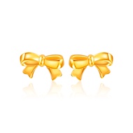 SK Jewellery 916 Livania Ribbon Gold Earrings