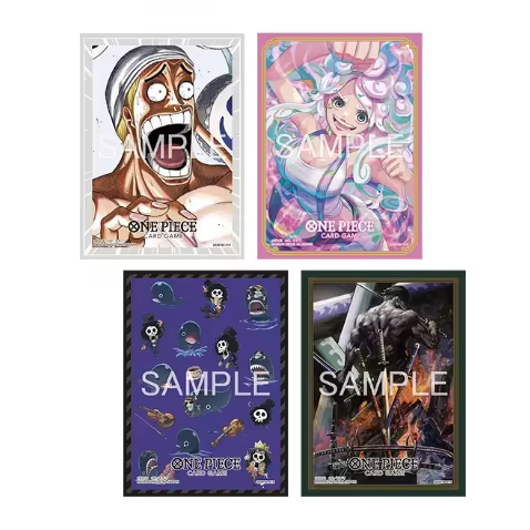 One Piece Card Game Opcg Official Card Sleeves 14 Enel Bonney Brook Roronoa Zoro