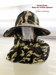 (Ready Stock)Topi Petani Topi Jepun Balut Muka (FARMER CAP) Topi Kebun Topi Farmer Hat Tahan Panas