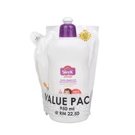 Sleek Baby Nipple Bottle Cleanser Value Pack (500ml+450ml)
