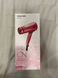 TESCOM TCD3000TW 奈米水霧膠原 蛋白吹風機（亮麗粉）