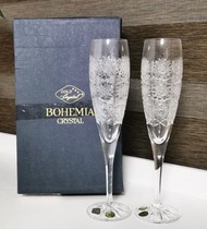 Wine Glass 酒杯兩隻 BOHEMIA CRYSTAL