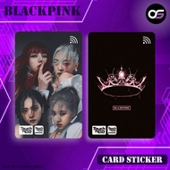 BLACK PINK (SERIES 3) - Touch n Go Card Sticker Cover (Waterproof, High Quality) ,TNG CARD sticker, TNG NFC STICKER