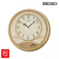 SC Time Online นาฬิกาแขวน Seiko Clock Dual chimes รุ่น QXD213G มีเสียงเพลง  Sctimeonline