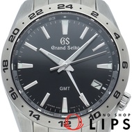 精工 Grand Grand Seiko GMT 石英錶 39mm 運動系列 SBGN027/9F86-0AK0，附錶盒、保固卡，不鏽鋼材質，男士腕錶，黑色，成色極佳 [二手]