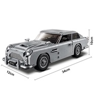 Compatible with LEGO Technical 1439PCS James Bond DB5 007 Classic Car Model Building Block Fit 10262