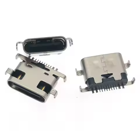 2-20pcs USB 3.1 Type C Connector 12 Pin Female SMT Tab jack Version Socket For Cube iPlay 40 Type-C 