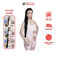 [VIP75,VIP76,VIP77] - Women's patterned two-piece set, high quality Latin silk