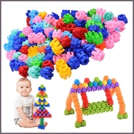 Building Blocks For Toddlers 100Pcs Hexagon Shape Kids Blocks Kids Building Toys For Group Activitie