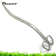 [Phenovo] Stainless Steel Aquarium Live Tank Plant Aquascaping Kit Wave Scissors 25cm